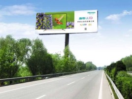 光泽高速擎天柱广告牌的特点和优势