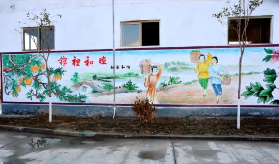 光泽乡镇文化墙 乡风文明焕发新活力