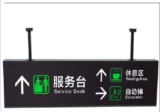 光泽吊牌灯箱制作流程。