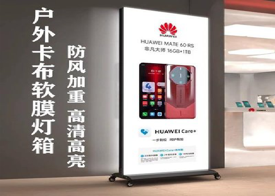 光泽户外防水灯箱的应用特点及适用范围。