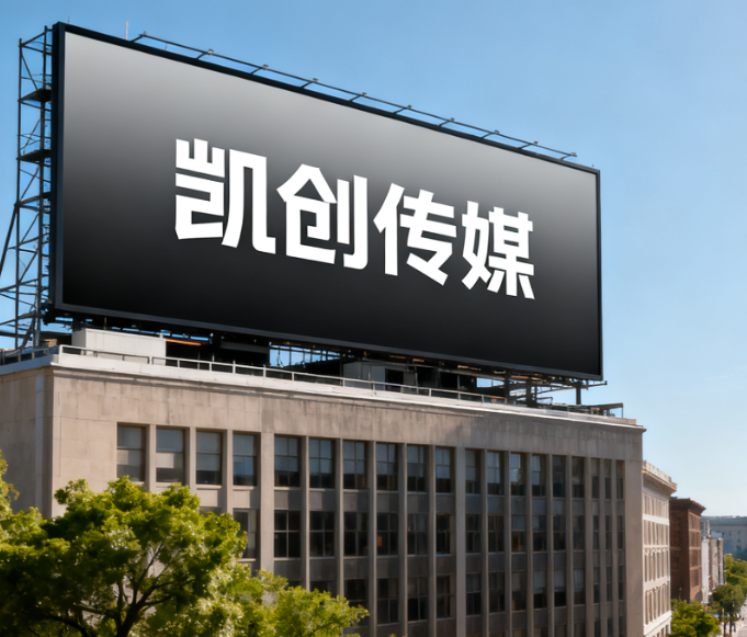 光泽户外广告牌的设计与制作