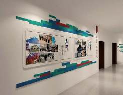 光泽企业文化墙用什么材料好？